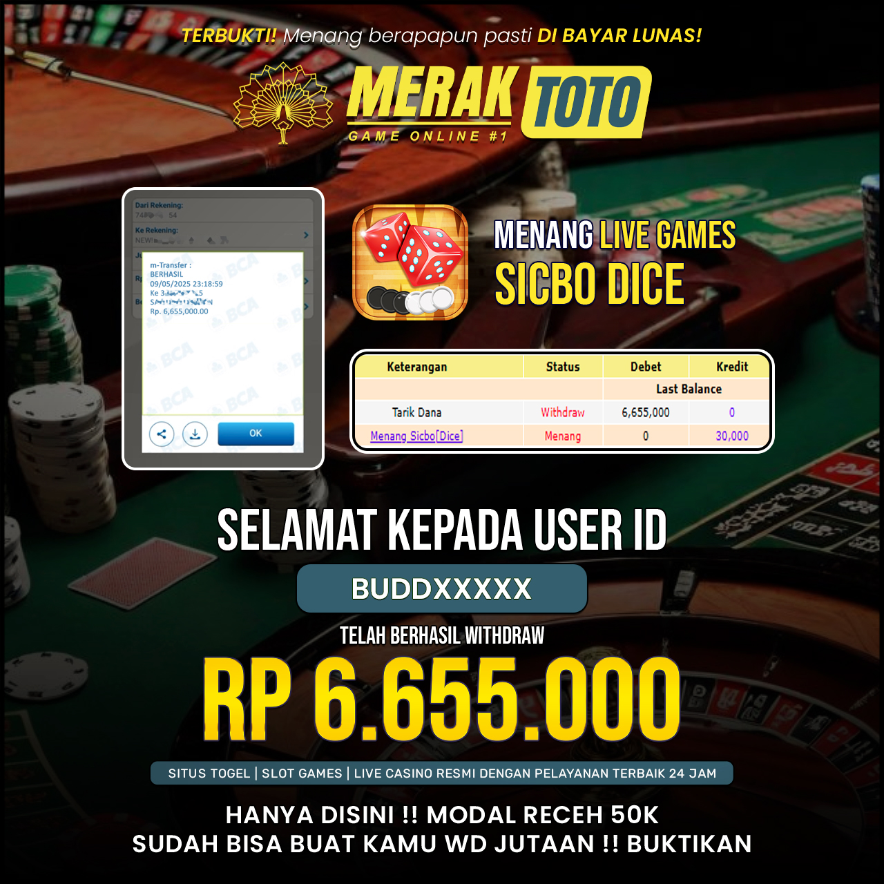 SELAMAT KEPADA PARA PEMENANG