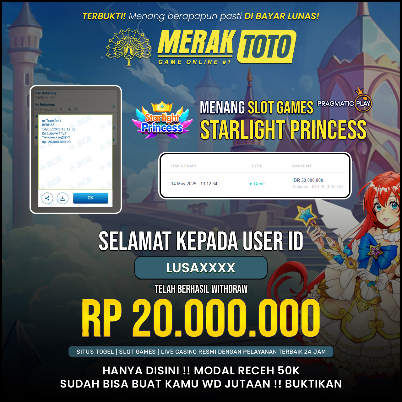 SELAMAT KEPADA PARA PEMENANG