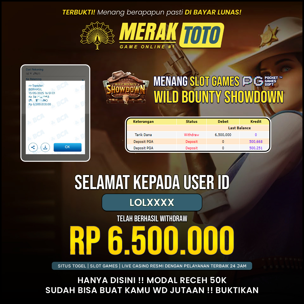 SELAMAT KEPADA PARA PEMENANG