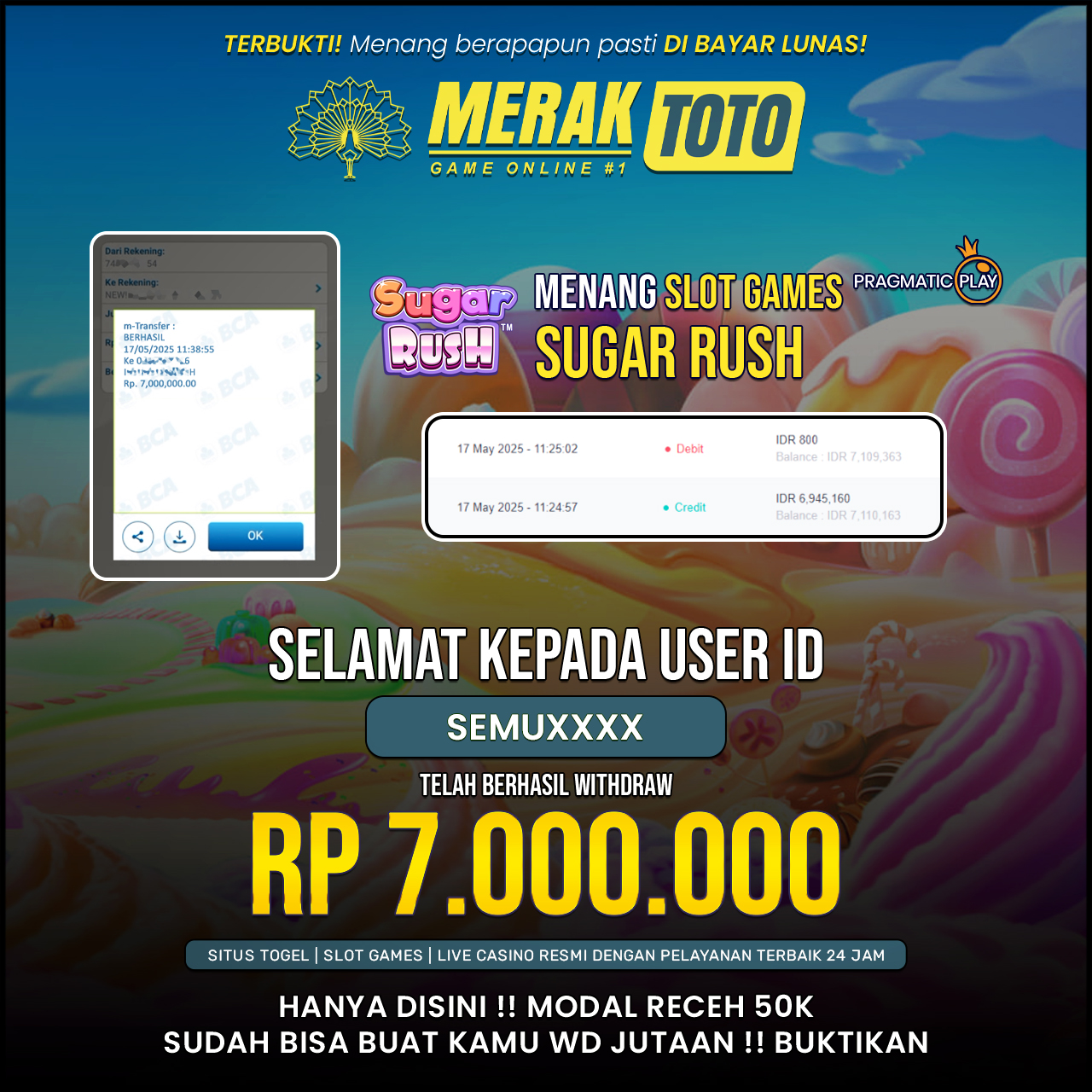 SELAMAT KEPADA PARA PEMENANG