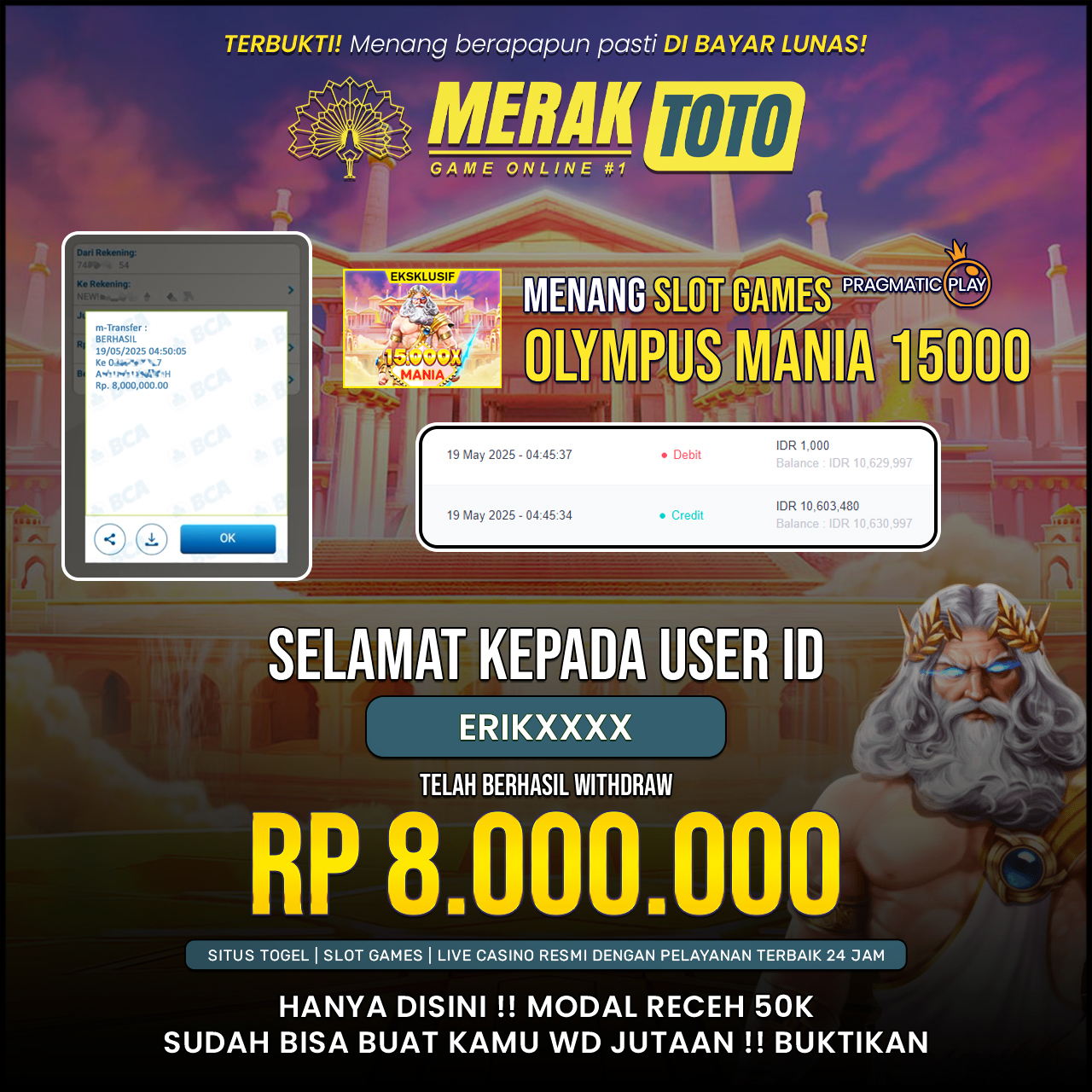 SELAMAT KEPADA PARA PEMENANG