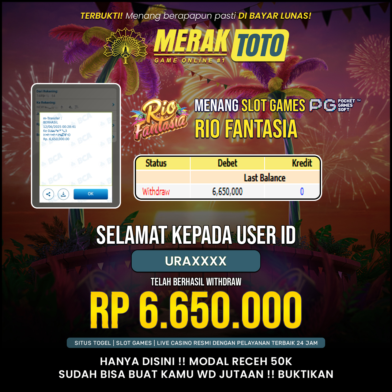 SELAMAT KEPADA PARA PEMENANG