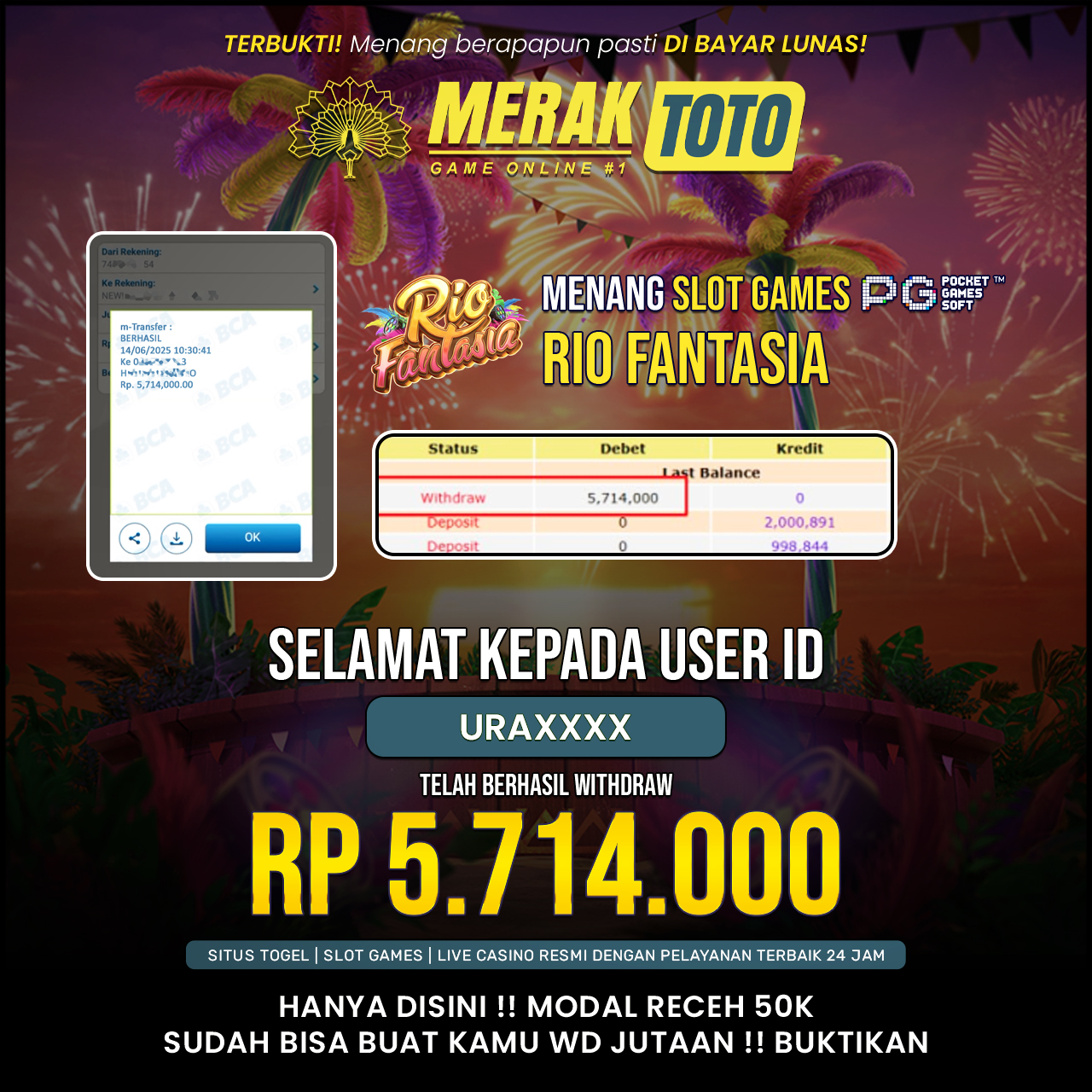 SELAMAT KEPADA PARA PEMENANG