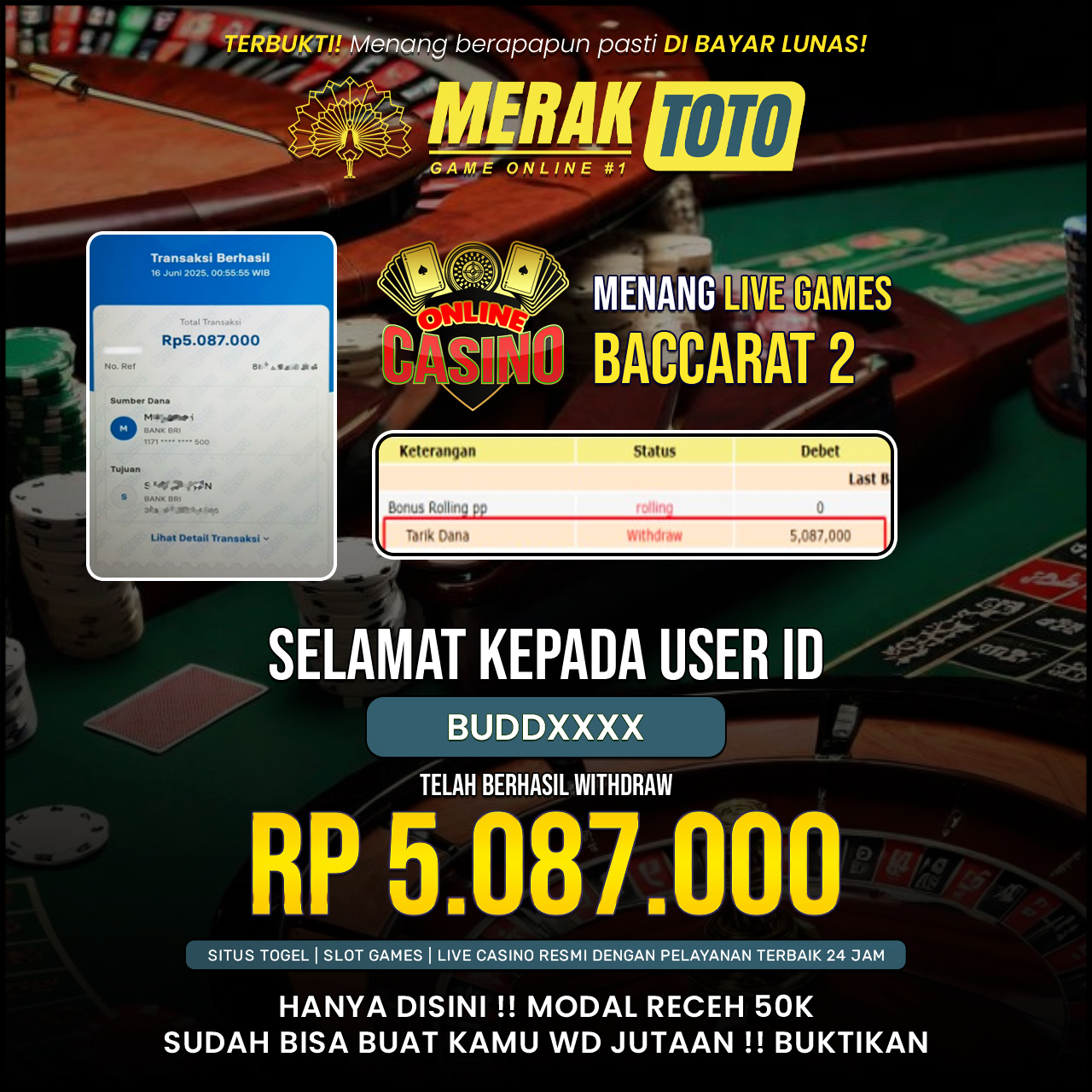 SELAMAT KEPADA PARA PEMENANG