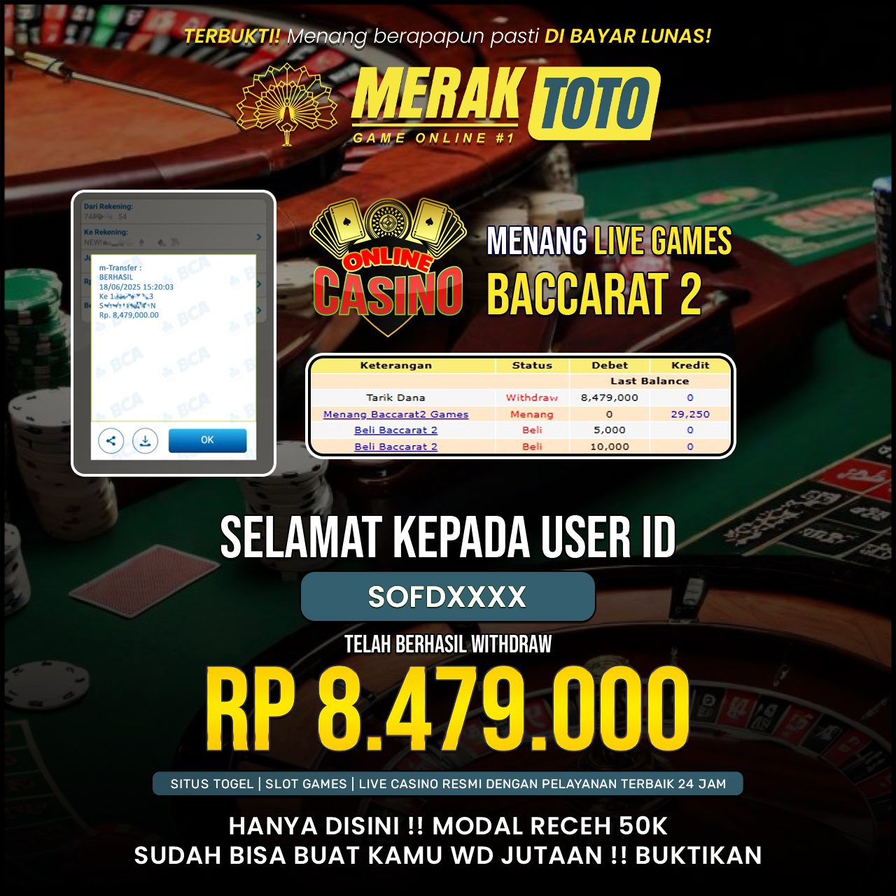 SELAMAT KEPADA PARA PEMENANG