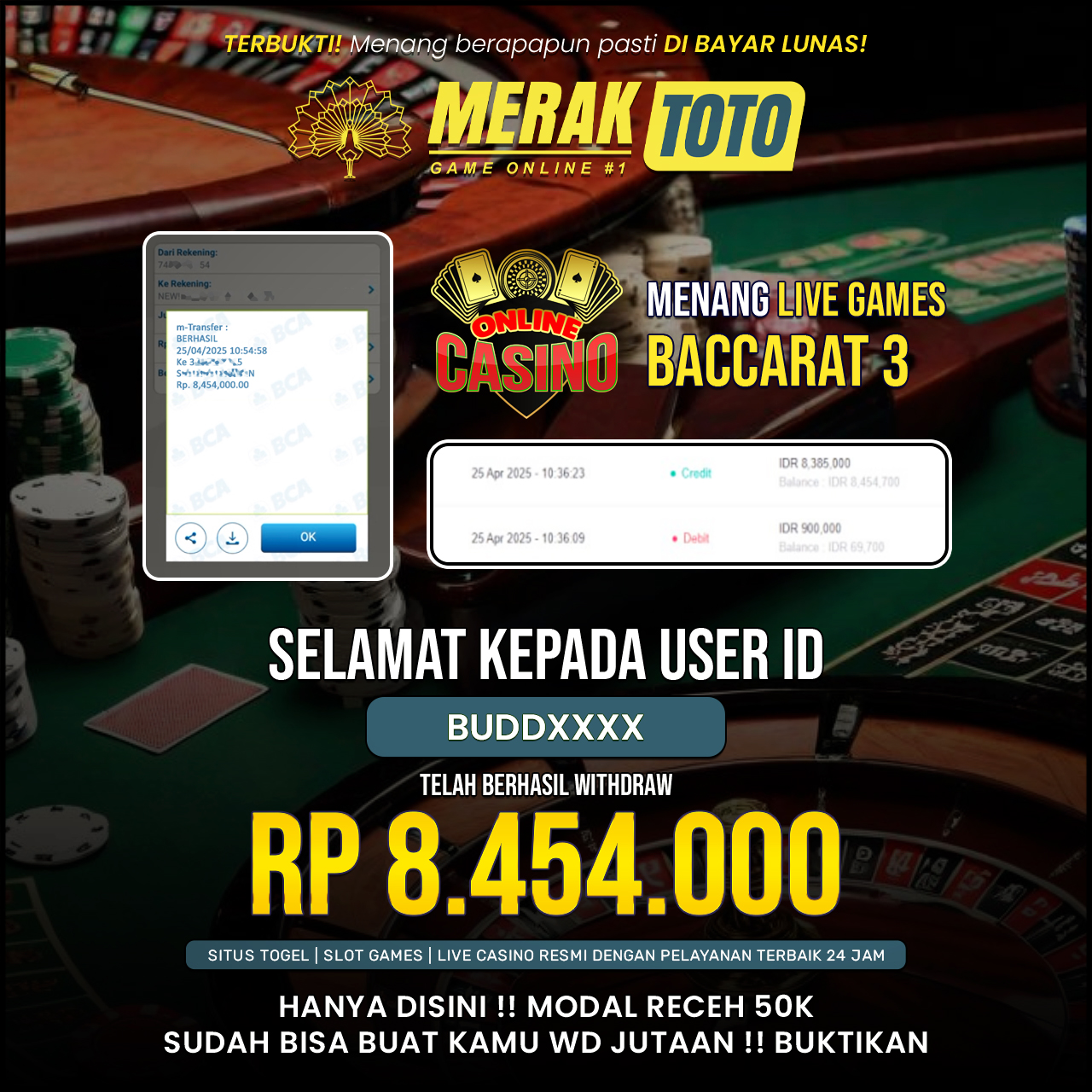 SELAMAT KEPADA PARA PEMENANG