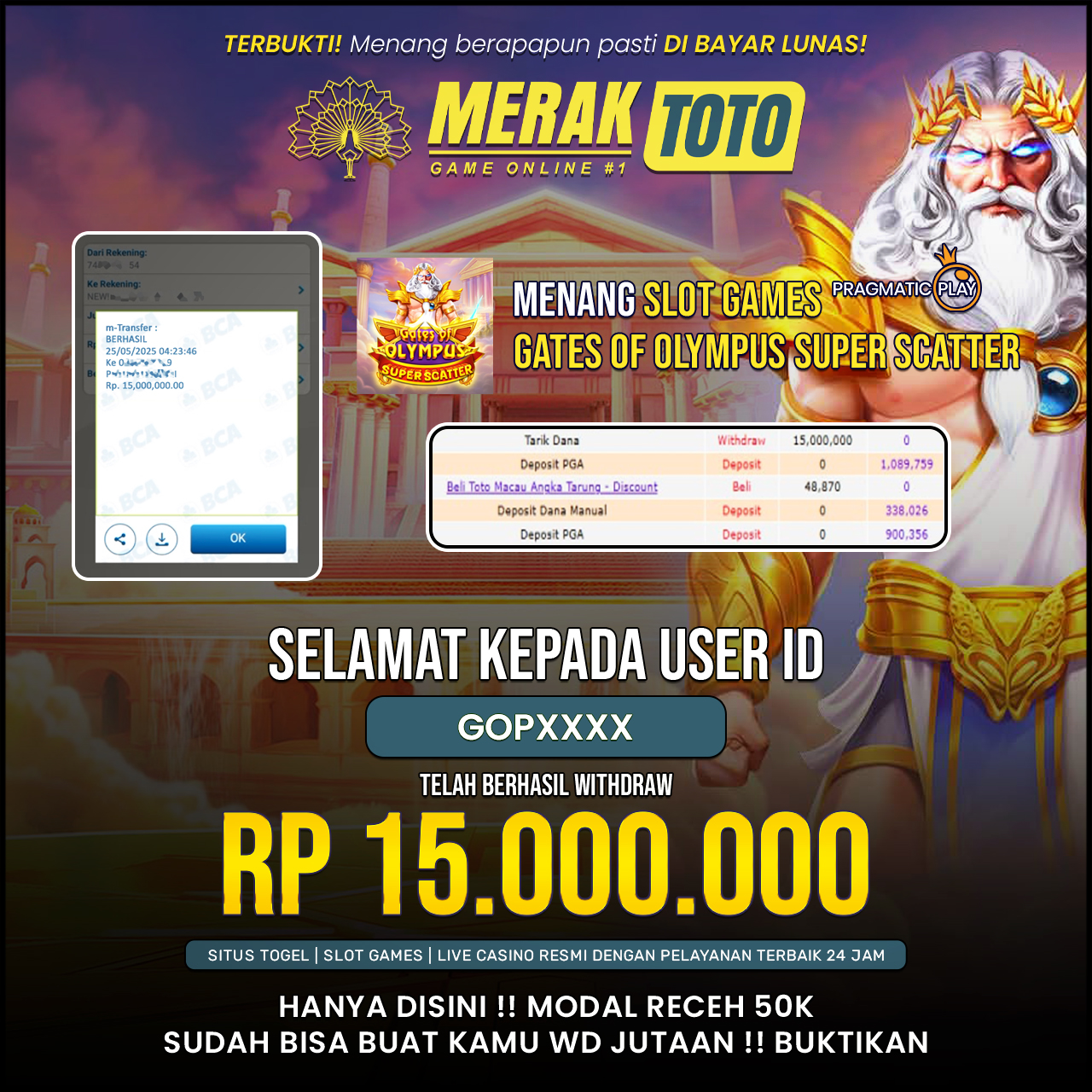 SELAMAT KEPADA PARA PEMENANG