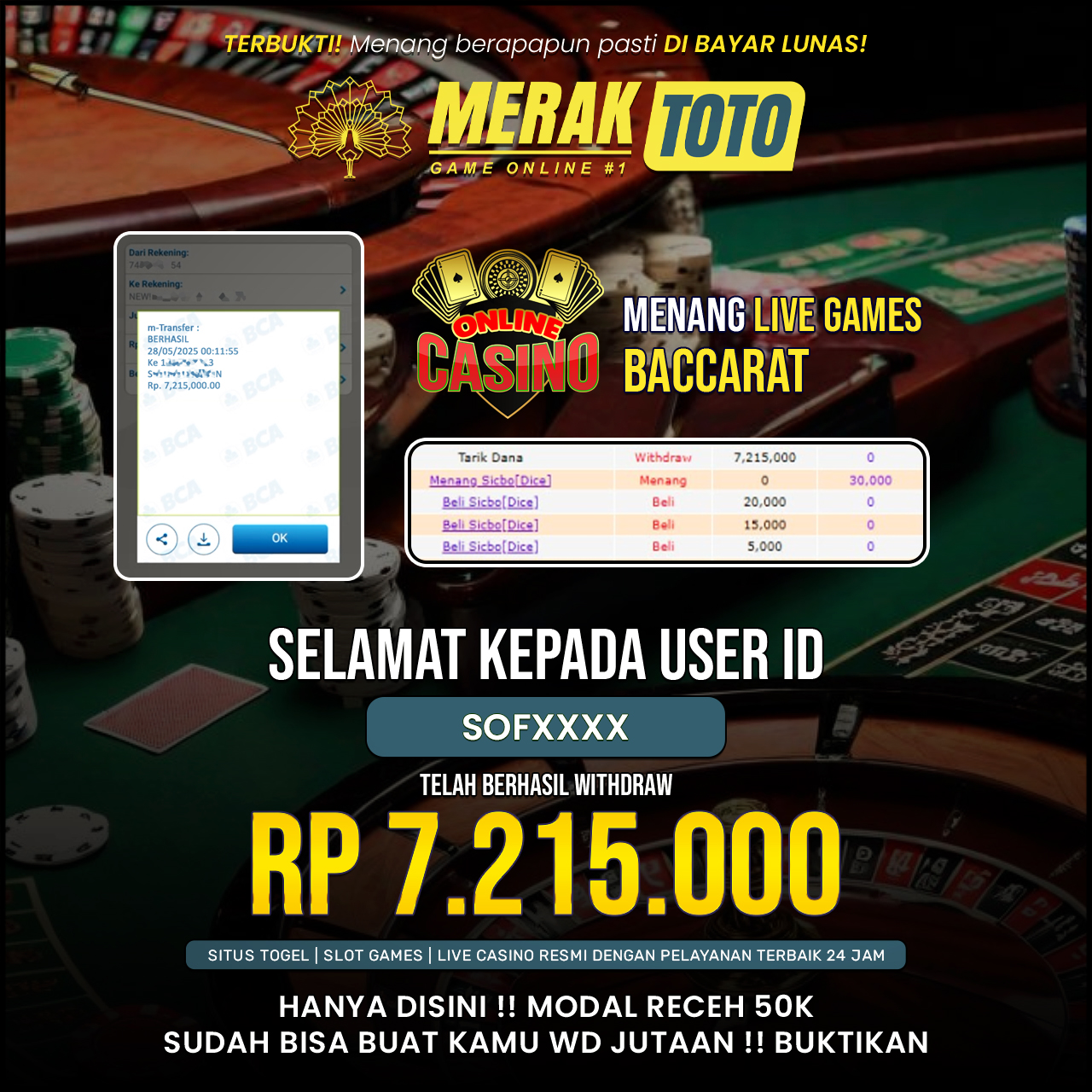 SELAMAT KEPADA PARA PEMENANG