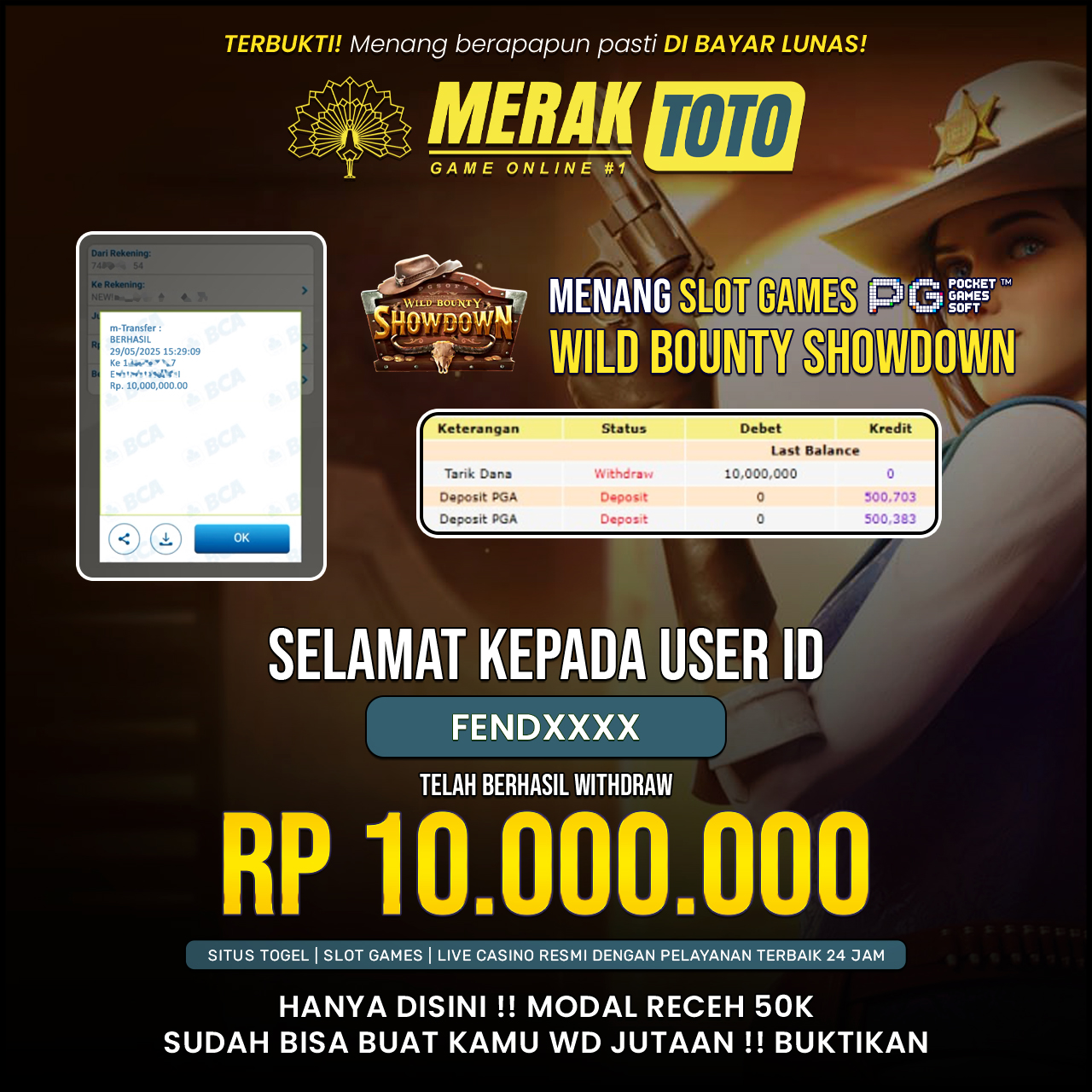 SELAMAT KEPADA PARA PEMENANG