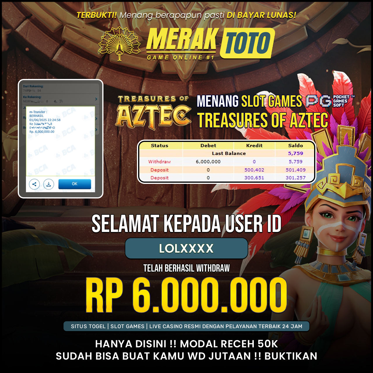 SELAMAT KEPADA PARA PEMENANG