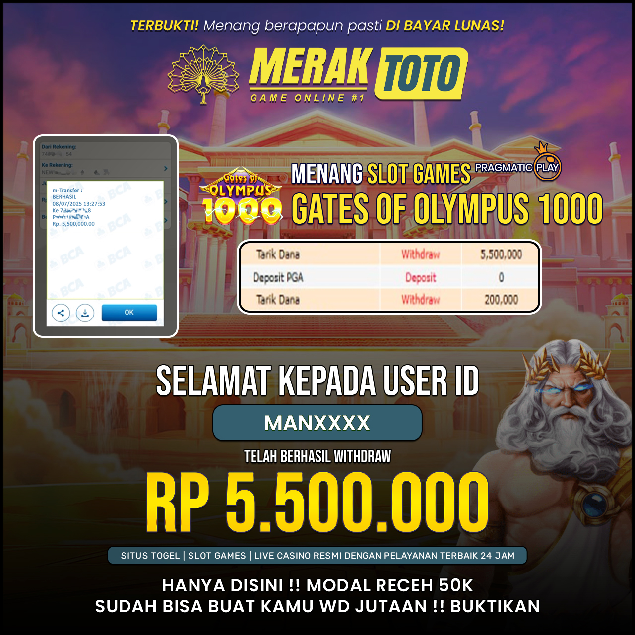 SELAMAT KEPADA PARA PEMENANG