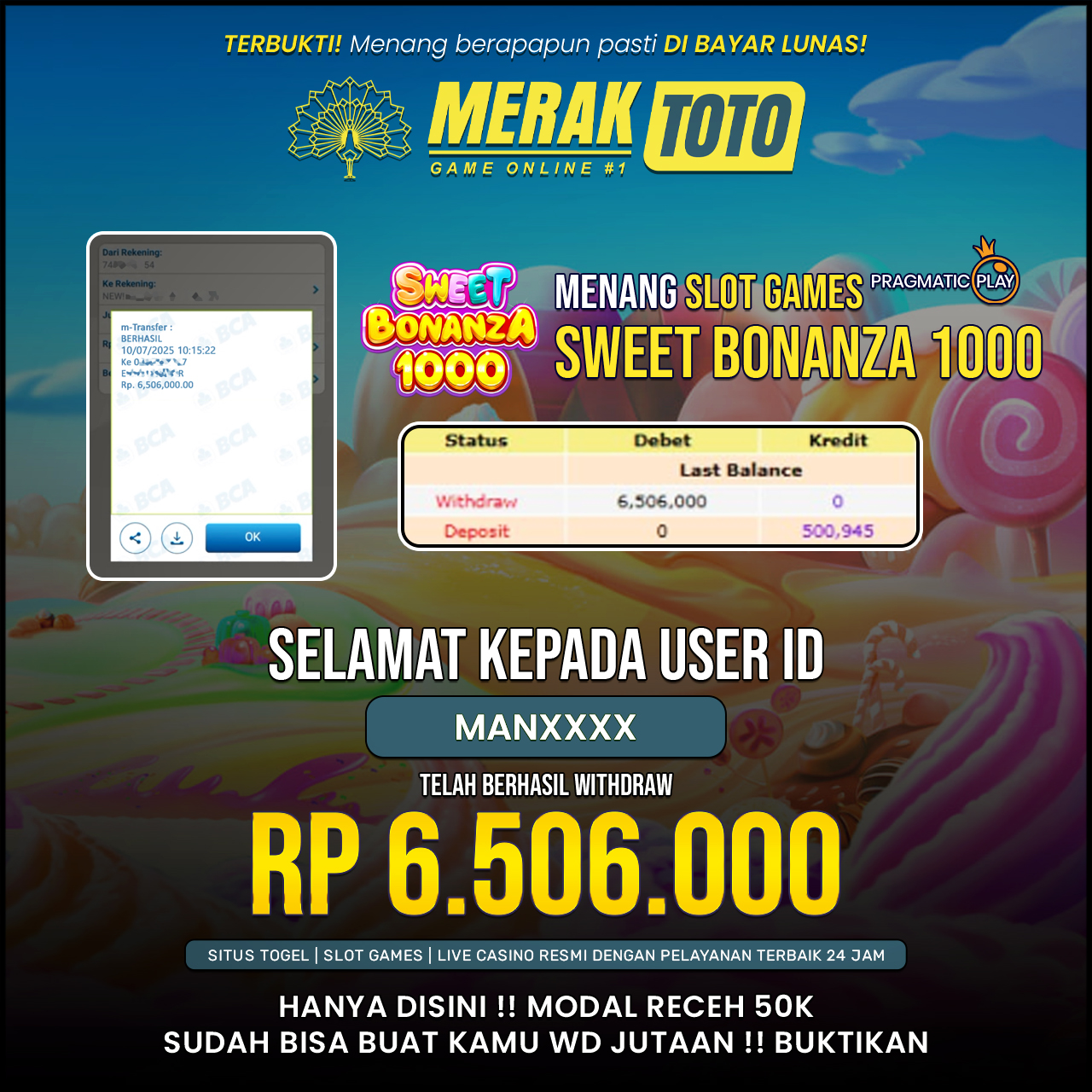 SELAMAT KEPADA PARA PEMENANG