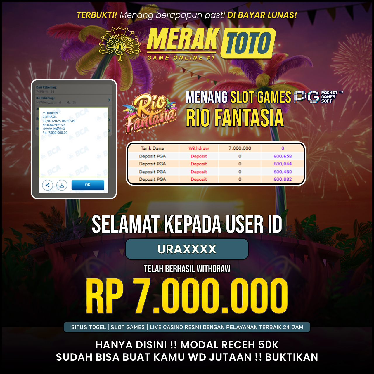 SELAMAT KEPADA PARA PEMENANG