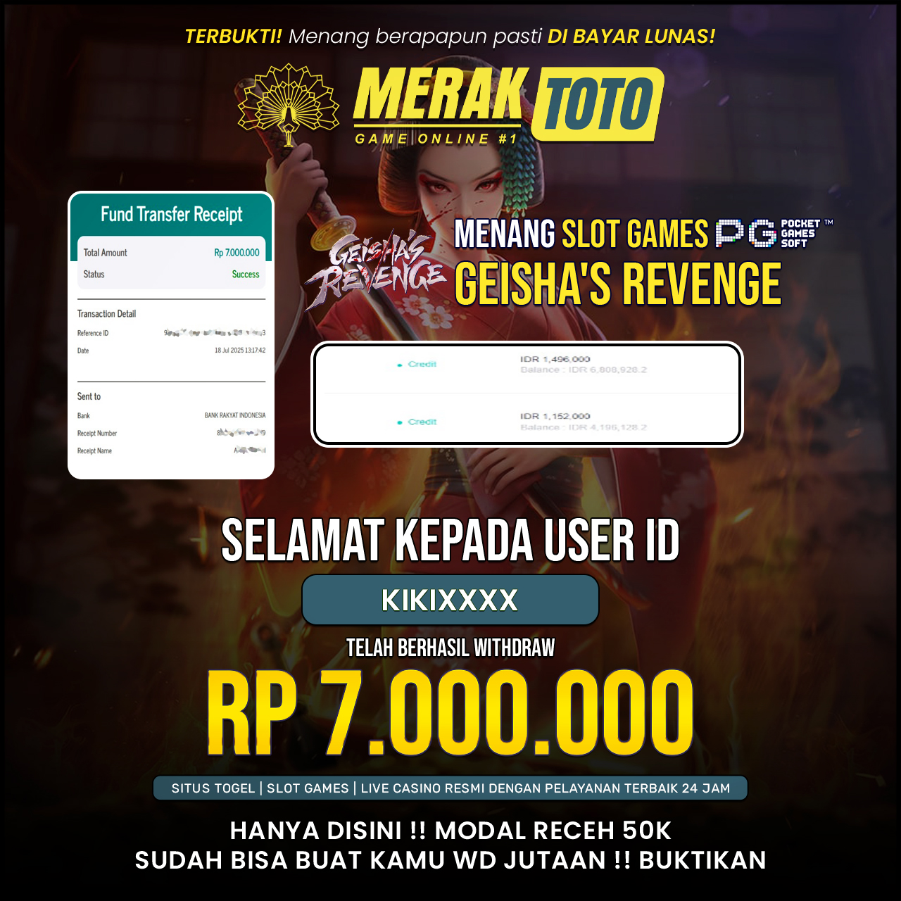 SELAMAT KEPADA PARA PEMENANG