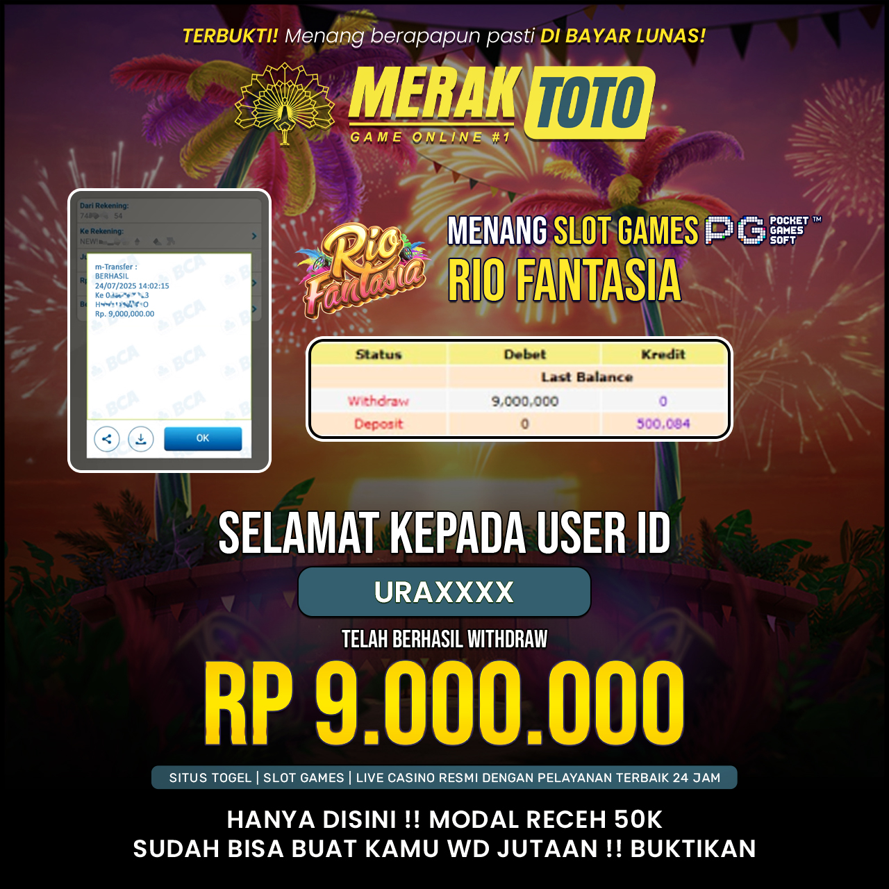 SELAMAT KEPADA PARA PEMENANG